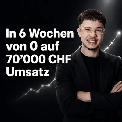 Titelbild der Fallstudie: «In 6 Wochen von 0 auf 70'000 CHF Umsatz»